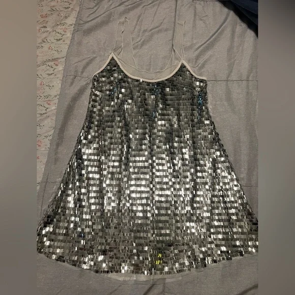 Disco Fever Mini Slip by Free People - Picture 2 of 7